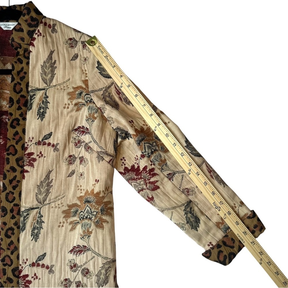 Laura Ashley Patchwork Lagenlook Fall Quilted Jacket‎ Petite Small - Picture 8 of 11